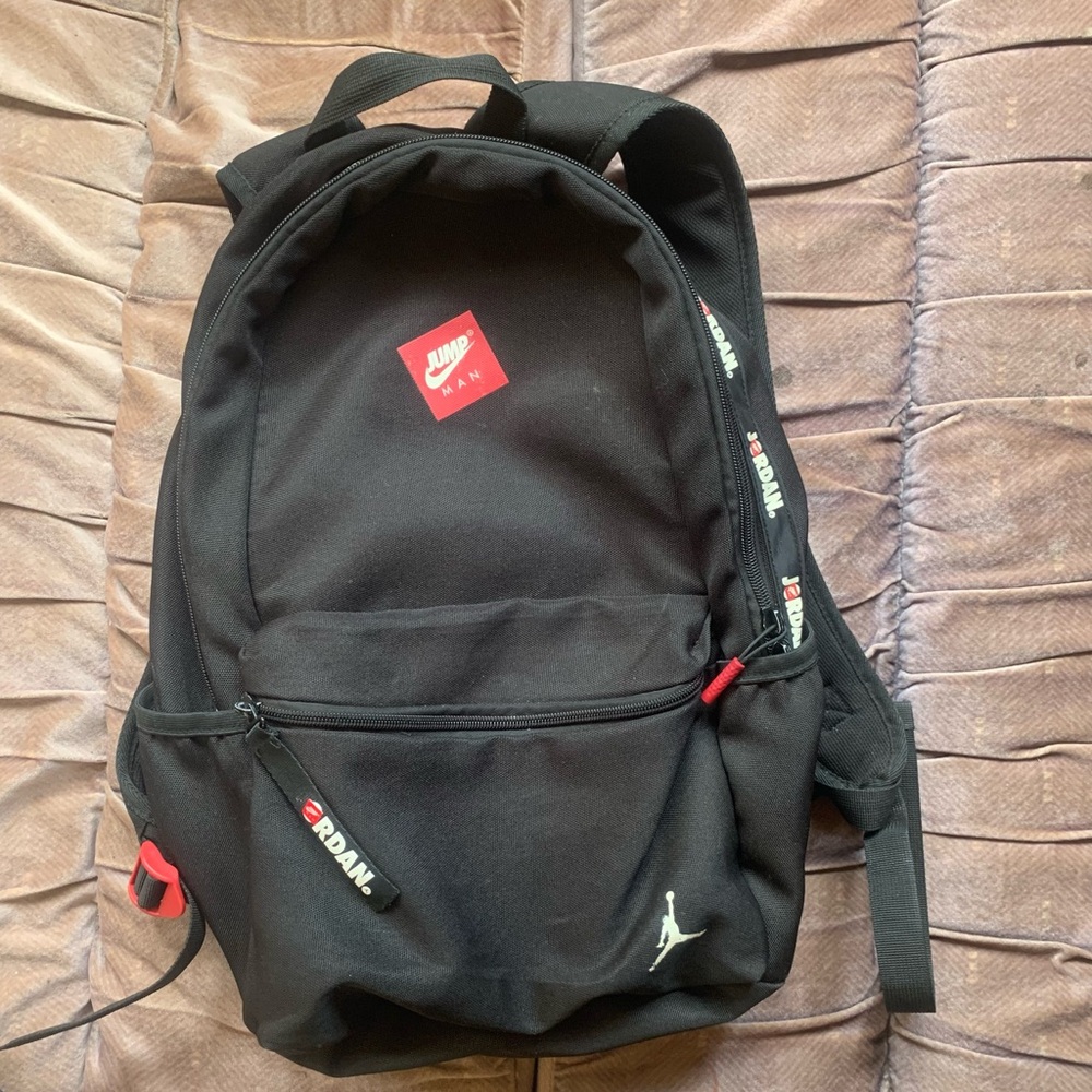 Nike Black and Red Men's Backpack